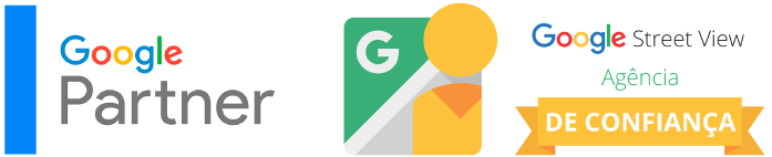Selo Google Partner e Agência de Confiança Google Street View